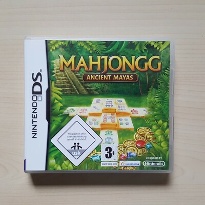 Mahjongg Ancient Mayas in OVP mit Anleitung Nintendo DS NDS