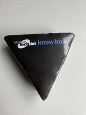Vintage Microsoft TECHNET Promotion Launch Tee Shirt Shrink Wrap Triangle Sealed