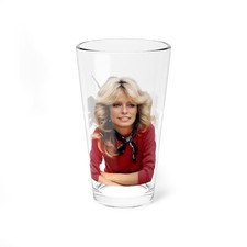 Charlie's Angels Jill Munroe Mixing Glass, 16oz, Farrah Fawcett, TV Show