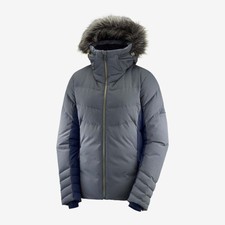 Womens Salomon Icetown Jacket Ebony Large 