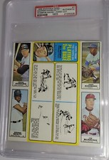 1968 BAZOOKA COMPLETE BOX PANEL #7 Bill Maseroski ++ PSA A 1 of 1 None Higher