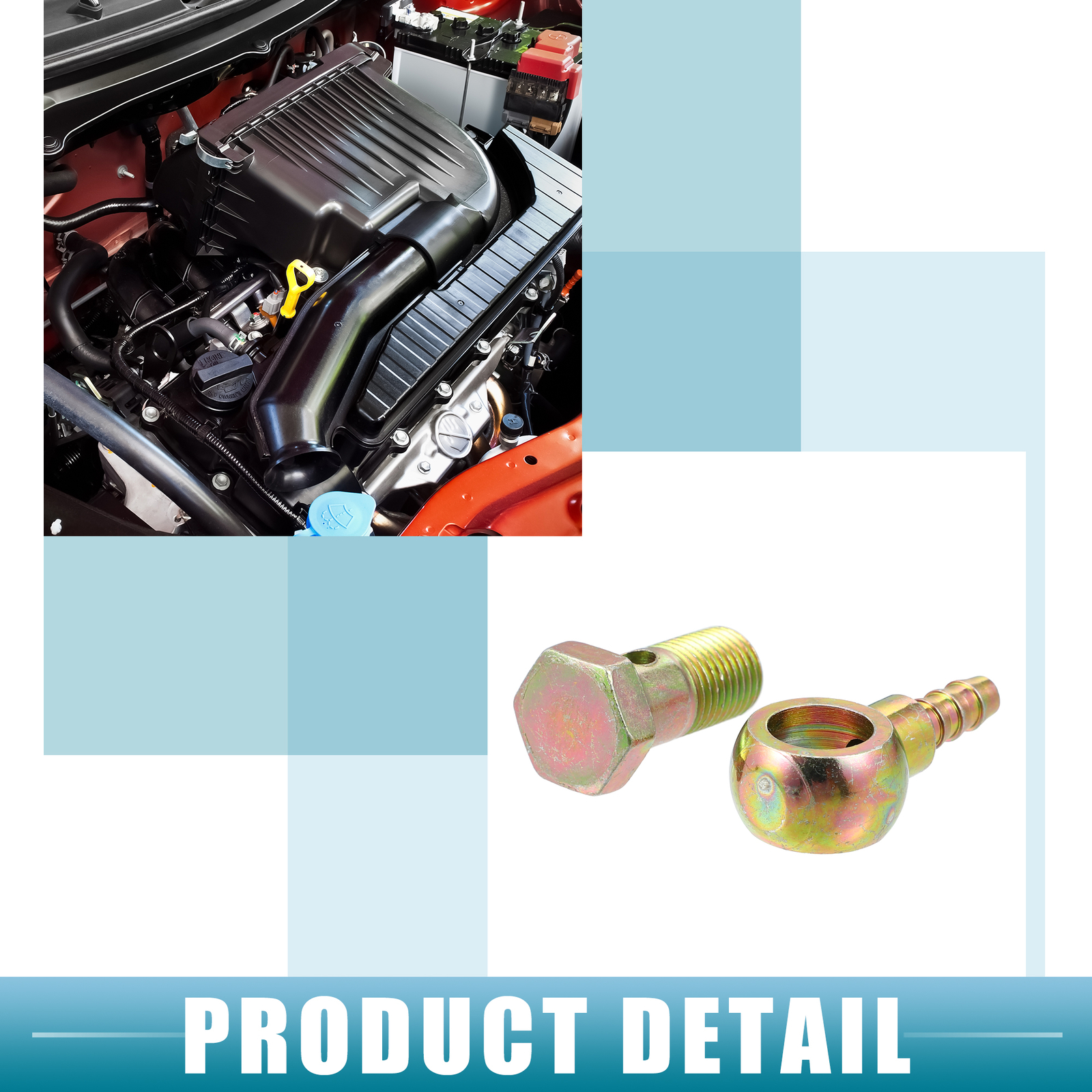 QUARKZMAN M16x1.5 16mm Voiture Banjo Verrouille Tuyau