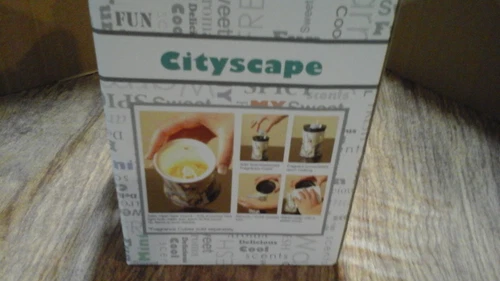 1 Count ScentSationals Mini Warmer Cityscape Safe Clean Heat Source No Bulb