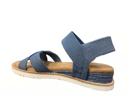 Skechers sandali donna c/elastico e strappo Desert Kiss-Peaks & Valleys - /BLU ( - Foto 3 di 5