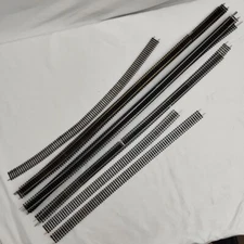 Atlas GT-Italy HO Scale Silver & Gold Colored 36'' Super Flex Track 14pcs READ 