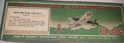 Vintage FROG 500k Series 1:36 P 47 THUNDERBOLT Model Aircraft Kit