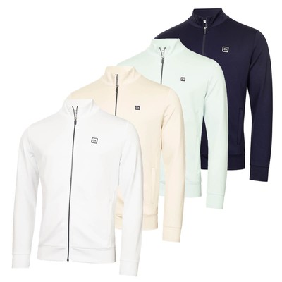 Calvin Klein Men's Concord Full Zip Stretch Soft Wicking Golf Sweater