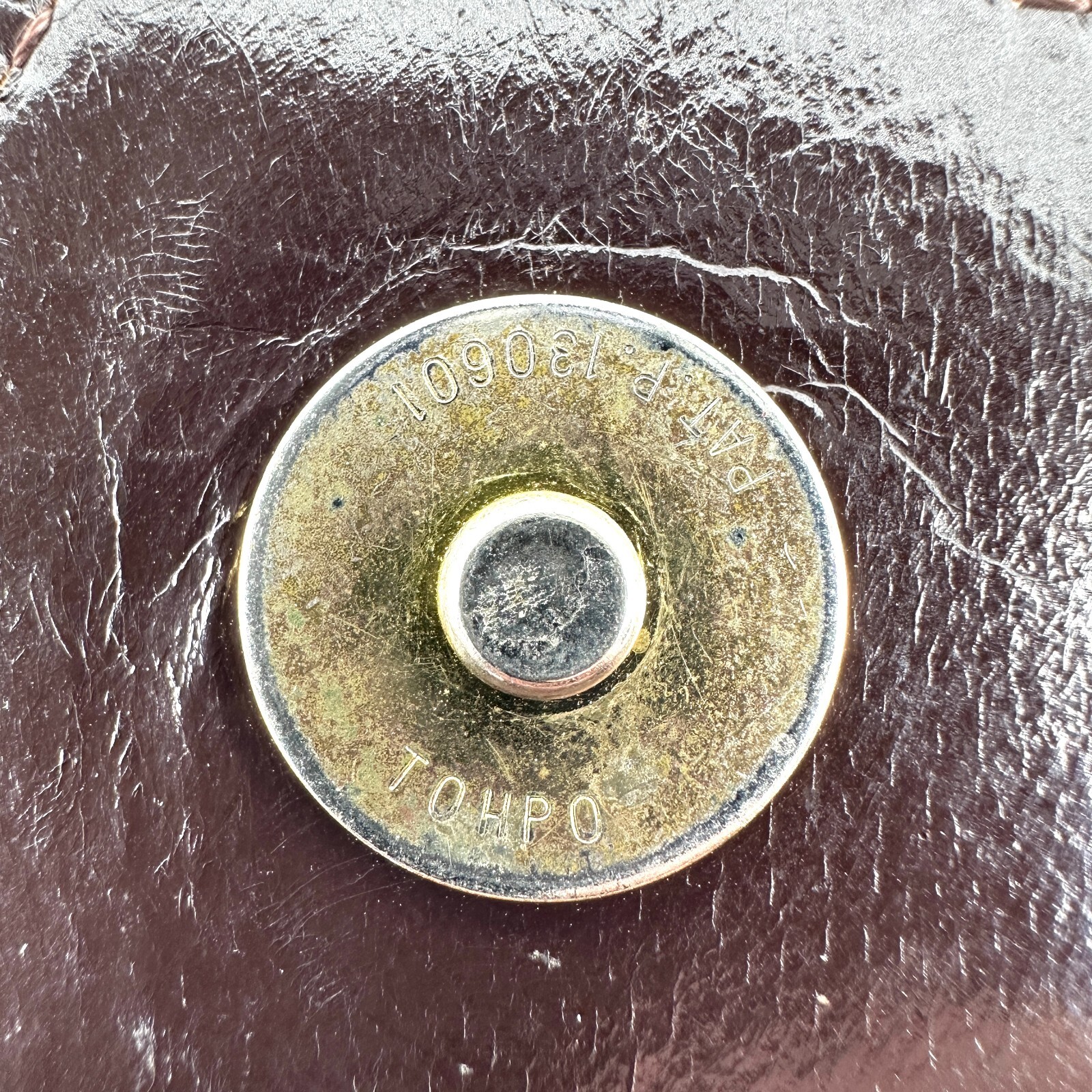 Borsa pochette Yves Saint Laurent YSL marrone trapuntata in pelle originale #A378