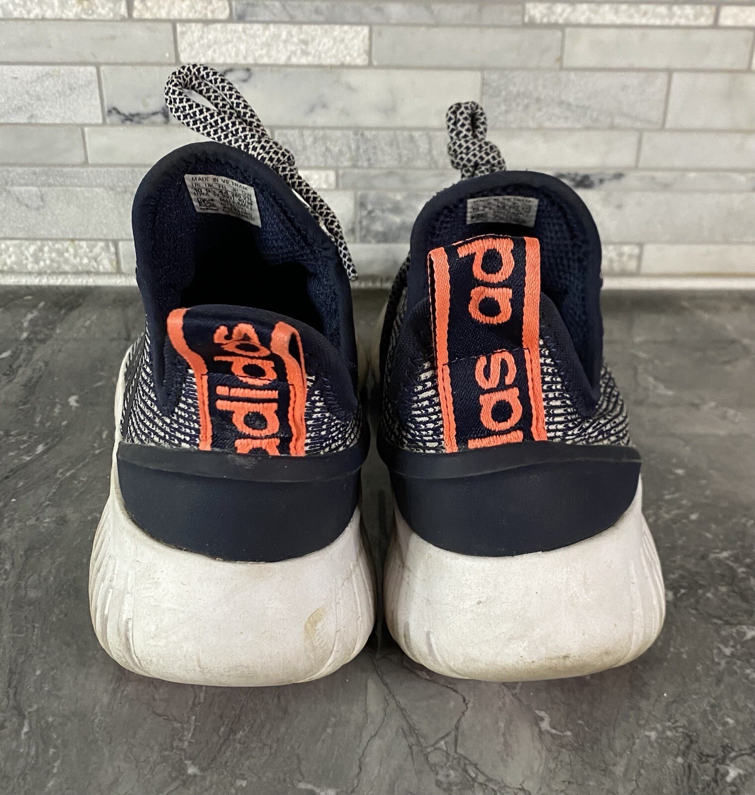 SAOLA Sneaker da uomo Adidas Kaptir Legend Ink 3 righe scarpe da ginnastica casual taglia 10