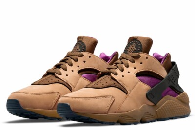 Nike Air Huarache LE \'Praline\' Brown/Purple DH8143-201 Men\'s Sz 11 # 306 Nike Air Huarache LE  main image 2