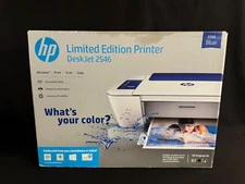 HP LIMITED EDITION COOL BLUE DESKJET 2546 ALL-IN-ONE COLOR PRINTER NEW OPEN BOX