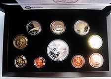 Finnland 2011 PP  -  9 M&uuml;nzen incl. 2 Euro GDM und Token