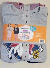 Member's Mark Girls 4-Piece Fleece Pajama Set Size5