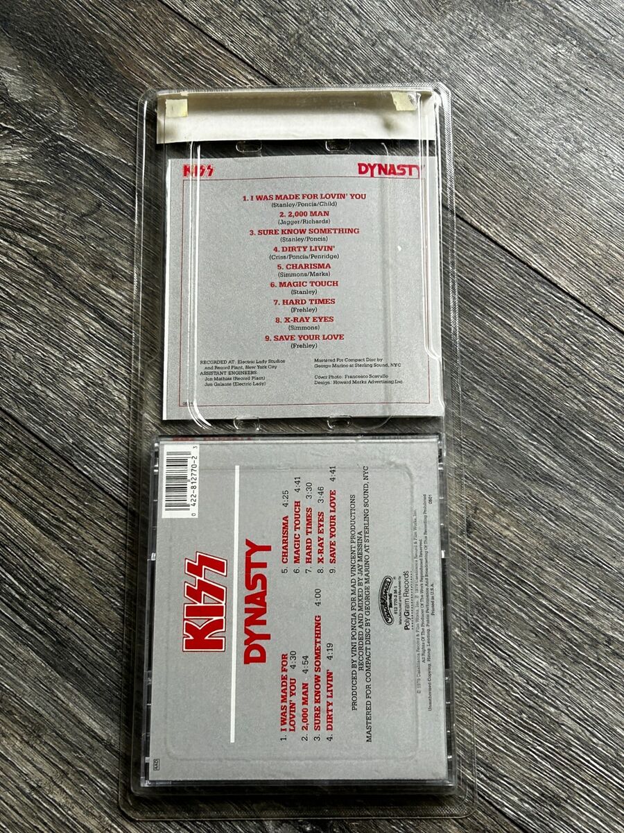 KISS CD DYNASTY Longbox Sealed USA Aucoin Sound Savers Gene KISS CD DYNASTY Longbox Sealed USA Aucoin Sound Savers Gene