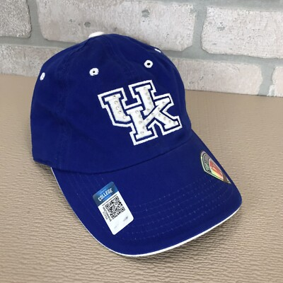 #ad University of Kentucky UK Blue Blingy Women#x27;s Cut Top of the World Strapback Hat $14.99