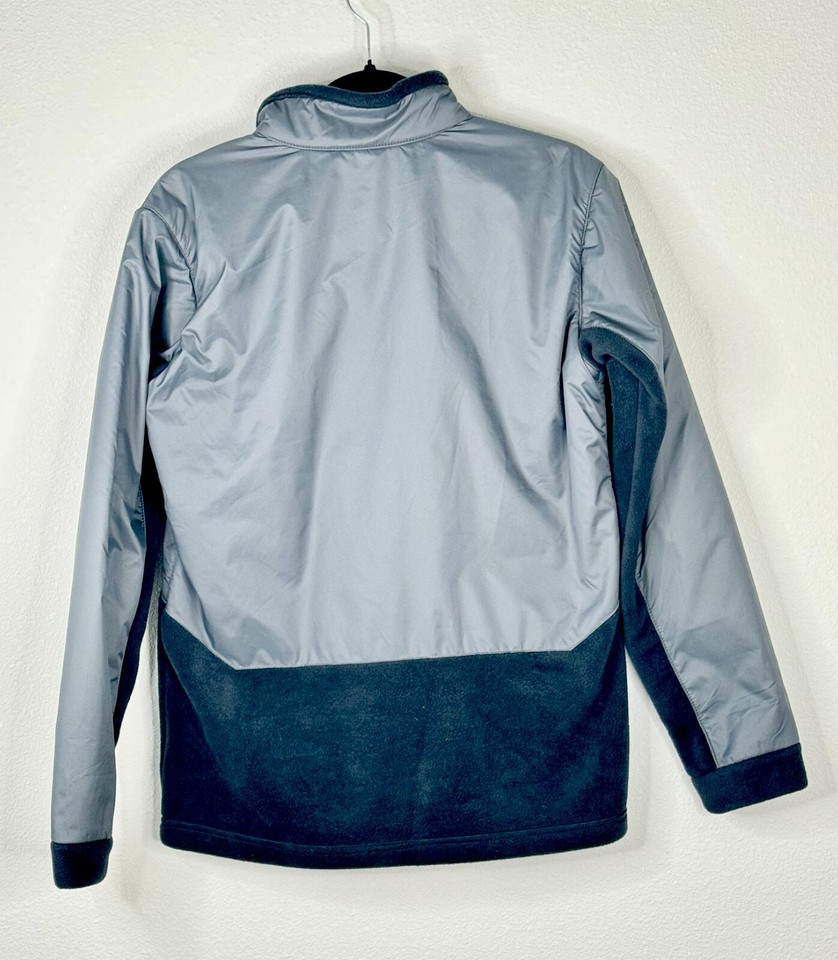 ⚓Columbia Nylon/Fleece Black/Gray Women's XL Zip Outdoor Jacket⚓ eBay