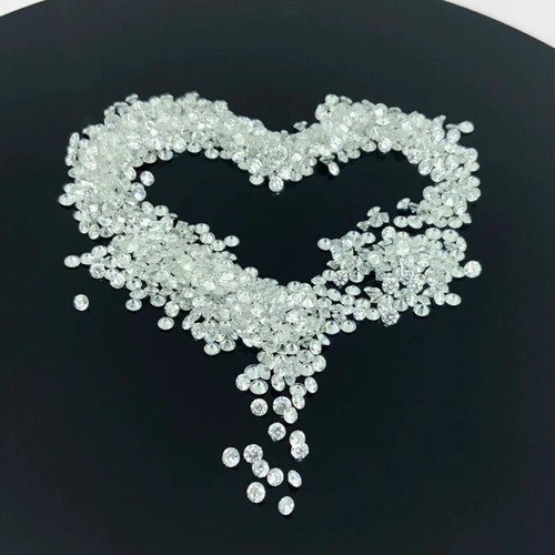 5 Ct 2.25 mm 100 Pcs Si1/Si2 DEF Grade Round Cut Loose Diamond Lot For Jewelry - Picture 2 of 12