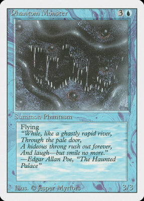 MRMS ENGLISH Ghost Monster - Phantom Monster NM MTG REVISED