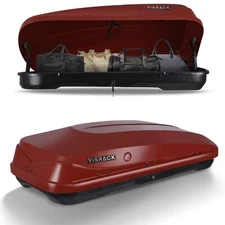 13 FT ³ Rooftop Cargo Box Luggage Carrier w/2 Keys,Both Side Open Easy Install