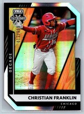 Christian Franklin 2021 Panini Elite Extra Decade Die Cut SN #/999 #123