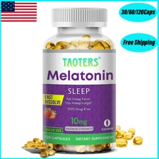 Deep Sleep Formula 120 Capsule Melatonin Sleeping Aid Wake Up Refreshed US