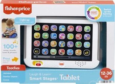 FISHER PRICE Laugh  Learn Smart Stages Tablet Pink NEW I2-36 Mo.