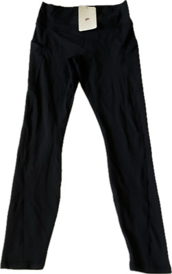 Fabletics Oasis High Waisted Pocket Legging Women Size S Black Stretch Pure Luxe