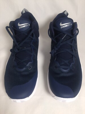 Nike Zoom Evidence II Navy Blue Silver Basketball Shoes Men’s Size 13 Brand New! Men main image 4