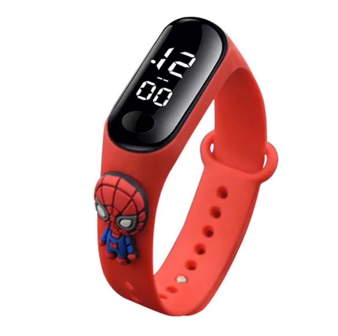 Superheroes Kids Watch LED Digital Marvel Wristwatch Spiderman Boy Girl Silicone