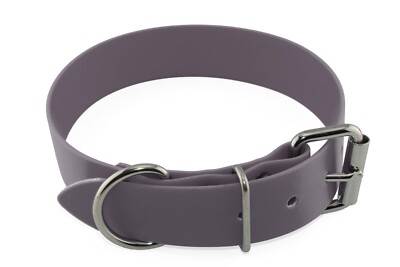 Breites BioThane-Hundehalsband – 38 Mm, Für Halsumfang 45–55 Cm, Farbe Teal, Wasserfest