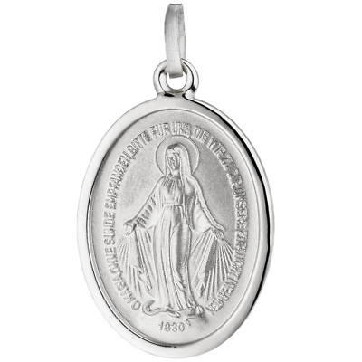 Ciondolo Amuleto Santa Matrona In Argento 925 – Piccolo Formato 17x12mm, Con Preghiera Russa