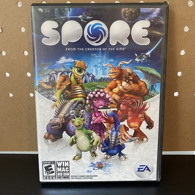 Spore (Windows/Mac, 2008) DVD-ROM Computer Game COMPLETE !