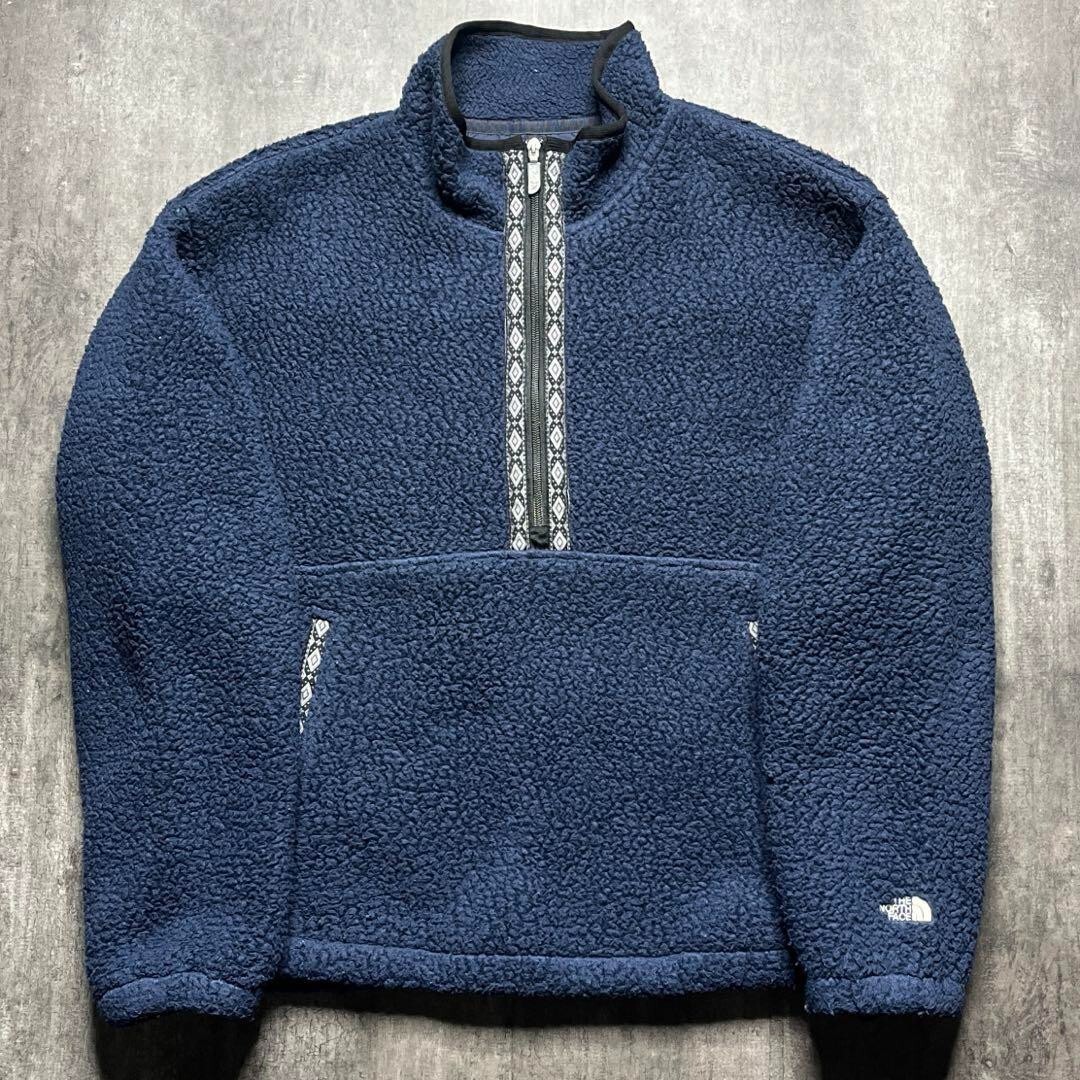 THE NORTH FACE PURPLE LABEL BOA Fleece Pullover Size M Half THE NORTH FACE PURPLE LABEL BOA Fleece Pullover Size M Half