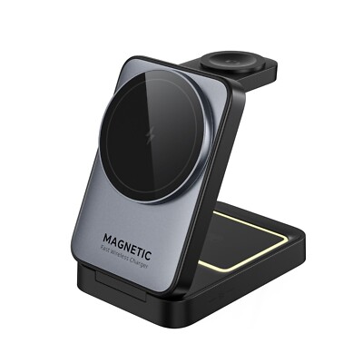 Best Gift For Iphone AirPods AppleWatch 3 in 1 Wireless Fast Charging Stand