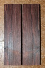 Madagascar rosewood knife scale, gun grip. 5.25 X 1.5 X 3/8" select grade 