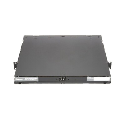 Panduit FCE1U Rack Mount Fiber Enclosure 1 RU Black 4 FAP/Cassette Slots