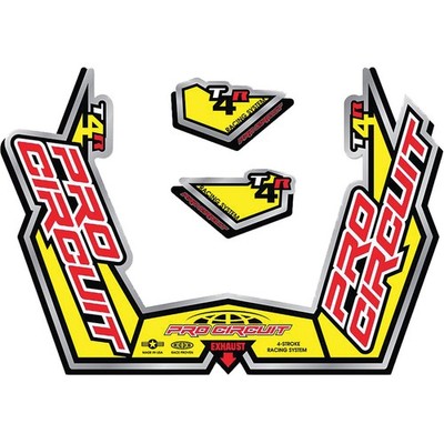 Pro Circuit T4-GPR Sticker Kit Replacement Muffler Stickers DC09T4GPR