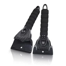  Ice Scraper for Car Windshield | 2 Pack Window Scraper to Remove Snow, 2-Pack