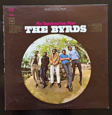 The Byrds Mr. Tambourine Man LP Vinyl Columbia Rock 12'' Stereo CS 9172