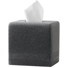 Tissue Box Cover Square, Resin Facial Tissue Holder Covers Cube Toilet Paper ...