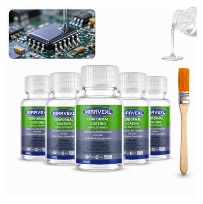 60ml PCB Conformal Coating Electronics Sealer Brush Repair