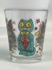 Cat Guts Mai Tai Glass Tiki Glass Biggs Tiki Blue 14 Oz Cocktail Glass New