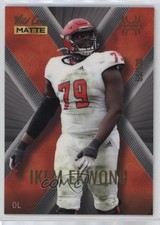 2022 Wild Card MATTE X-Plode Silver - Orange X 55/100 Ikem Ekwonu Rookie RC 1al7. rookie card picture