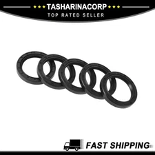 Rotary Shaft Seal Oil Seal Nitrile 70 Durometer Rubber 35x47x7mm Black 5Pcs