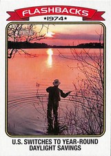 2023 Topps Heritage #NF-3 Daylight Savings Time News Flashbacks