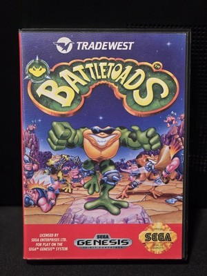 Battletoads Sega Genesis CIB Complete With Manual Working 
