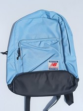 New Balance Professional Athletic Gear Backpack Light Blue Black Laptop Bag NEW