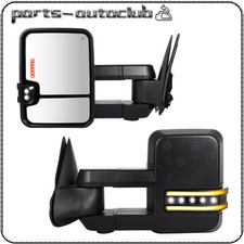 Tow Mirrors For 1999-2002 Chevy Silverado Gmc Sierra Power Heated Signal Light Tow Mirrors For 1999-2002 Chevy Silverado Gmc Sierra Power Heated Signal Light