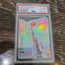 1999-00 Topps Prodigy Tim Duncan #PR8 Refractor PSA 10! LOW POP! RARE