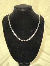 Stainless steel Rectangular Link Chain Necklace